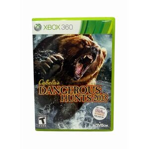 Cabela's Dangerous Hunts 2013 (Microsoft Xbox 360, 2012) Complete CIB Tested
